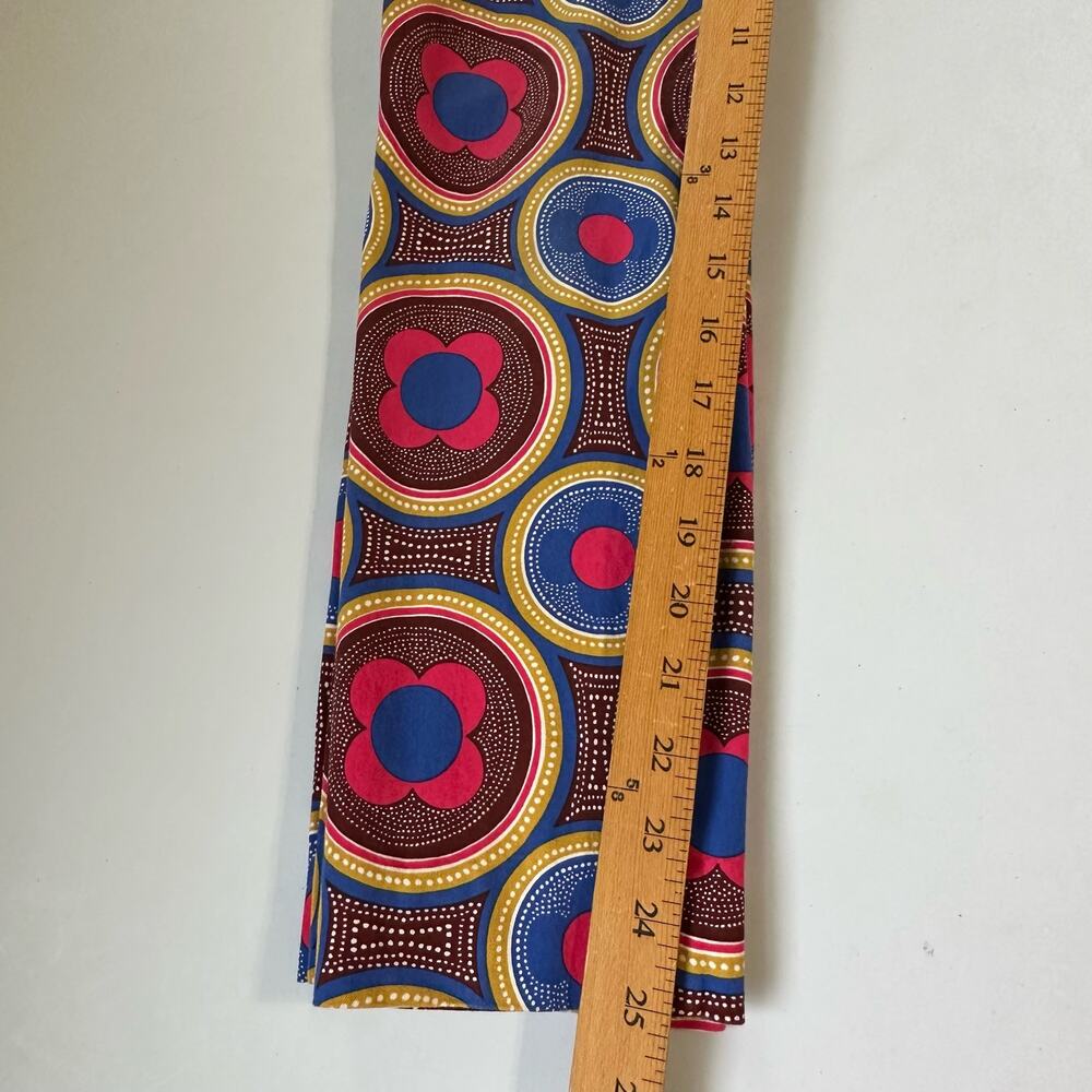 Anthropologie Pants Womens 0 Pink Floral Essential Slim Festival Vibrant Hippie - Picture 13 of 15